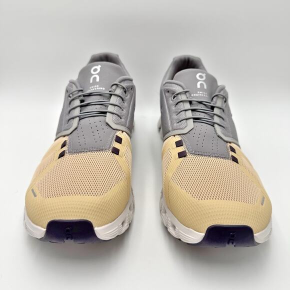 ON Mens Cloud 5 Running Shoes US 14 EU 49 Beige Grey Athletic Sneakers NIB main image 8